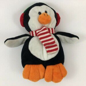 Flomo Friends Forever Winter Christmas Penguin Plush Stuffed Animal Scarf 14"
